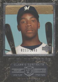 2003 Upper Deck Classic Portraits #175 Rickie Weeks Front