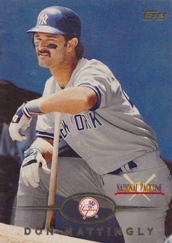 1995 National Packtime Welcome to the Show #2 Don Mattingly Front
