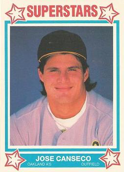 1989 Ralston Cereal Superstars #12 Jose Canseco Front