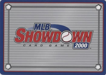 2000 MLB Showdown 1st Edition #161 Damion Easley Back