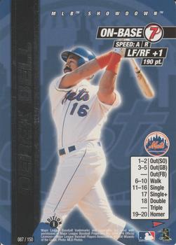 2000 MLB Showdown Pennant Run 1st Edition #087 Derek Bell Front