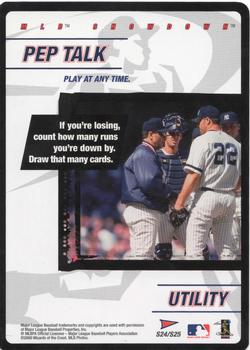 2000 MLB Showdown Pennant Run 1st Edition - Strategy #S24 Pep Talk Front