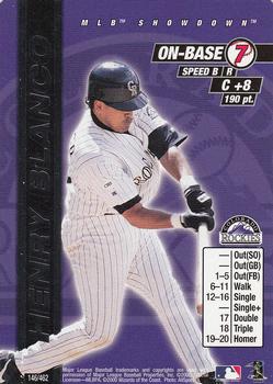 2000 MLB Showdown Unlimited #146 Henry Blanco Front