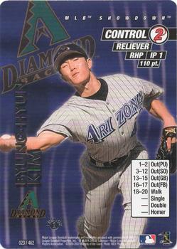 2001 MLB Showdown 1st Edition #023 Byung-Hyun Kim Front