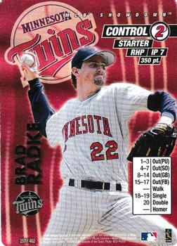 2001 MLB Showdown 1st Edition #257 Brad Radke Front
