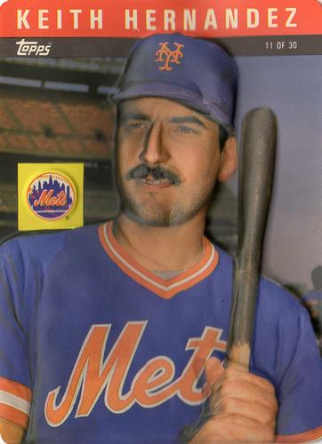 1985 Topps 3-D Baseball Stars #11 Keith Hernandez Front
