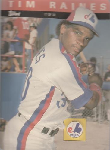 1985 Topps 3-D Baseball Stars #17 Tim Raines Front