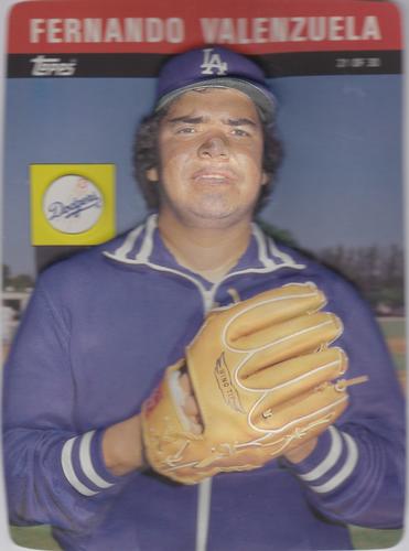 1985 Topps 3-D Baseball Stars #21 Fernando Valenzuela Front