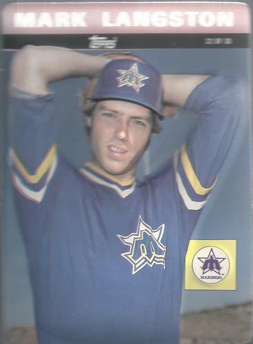 1985 Topps 3-D Baseball Stars #22 Mark Langston Front
