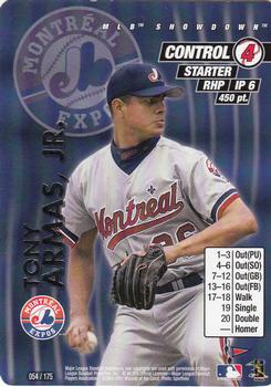 2001 MLB Showdown Pennant Run #054 Tony Armas Jr. Front