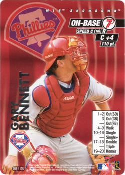 2001 MLB Showdown Pennant Run #056 Gary Bennett Front