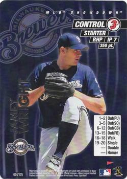 2001 MLB Showdown Pennant Run #074 Jamey Wright Front