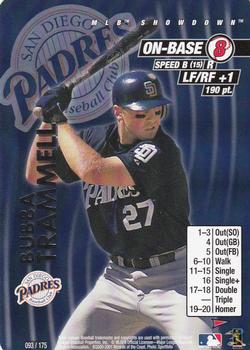 2001 MLB Showdown Pennant Run #093 Bubba Trammell Front