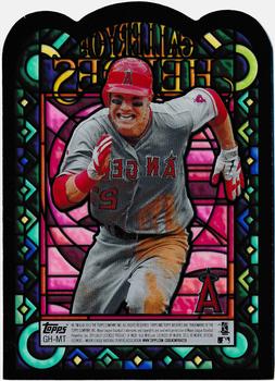 2013 Topps Archives - Gallery of Heroes #GH-MT Mike Trout Back