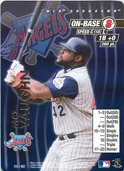2001 MLB Showdown Unlimited #014 Mo Vaughn Front