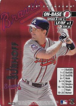 2001 MLB Showdown Unlimited #046 B.J. Surhoff Front
