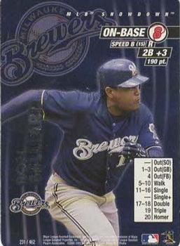 2001 MLB Showdown Unlimited #231 Ron Belliard Front