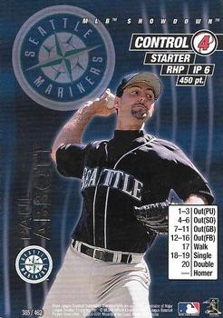 2001 MLB Showdown Unlimited #385 Paul Abbott Front