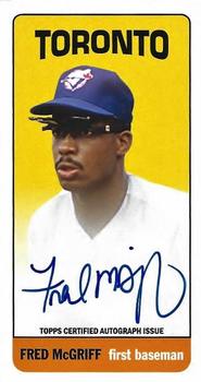 2013 Topps Archives - Mini Tall Boys Autographs #MTA-FM Fred McGriff Front