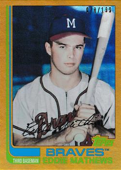 2013 Topps Archives - Gold #69 Eddie Mathews Front