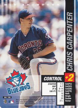 2002 MLB Showdown #344 Chris Carpenter Front