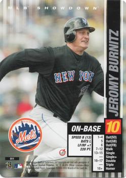 2002 MLB Showdown Trading Deadline #011 Jeromy Burnitz Front
