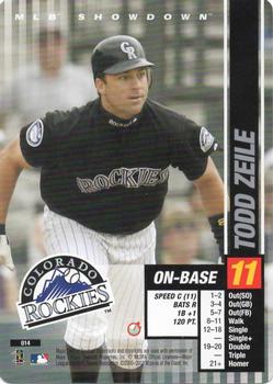 2002 MLB Showdown Trading Deadline #014 Todd Zeile Front