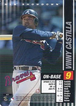 2002 MLB Showdown Trading Deadline #017 Vinny Castilla Front