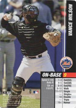 2003 MLB Showdown Pennant Run #027 Vance Wilson Front