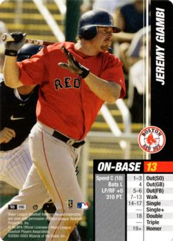 2003 MLB Showdown Trading Deadline #096 Jeremy Giambi Front
