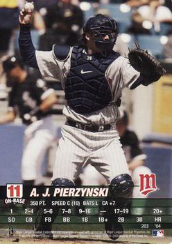 2004 MLB Showdown #203 A.J. Pierzynski Front