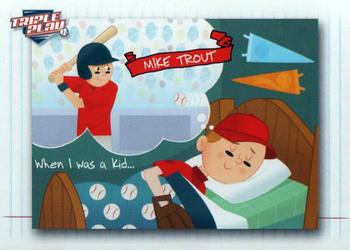 2013 Panini Triple Play #91 Mike Trout Front