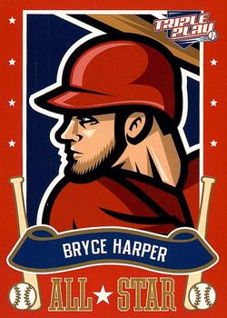 2013 Panini Triple Play - All-Stars #5 Bryce Harper Front
