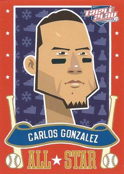 2013 Panini Triple Play - All-Stars #8 Carlos Gonzalez Front