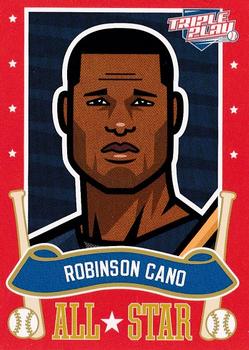 2013 Panini Triple Play - All-Stars #25 Robinson Cano Front