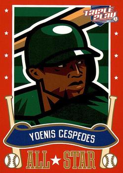 2013 Panini Triple Play - All-Stars #29 Yoenis Cespedes Front