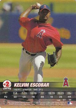 2004 MLB Showdown Trading Deadline #021 Kelvim Escobar Front