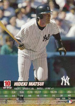 2004 MLB Showdown Trading Deadline #026 Hideki Matsui Front