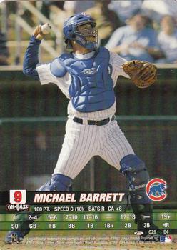 2004 MLB Showdown Trading Deadline #029 Michael Barrett Front