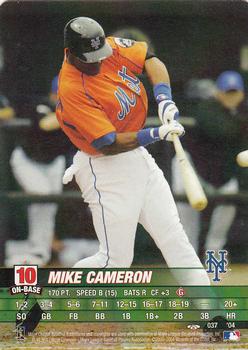 2004 MLB Showdown Trading Deadline #037 Mike Cameron Front