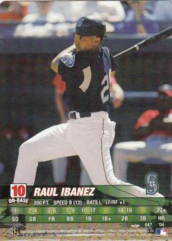 2004 MLB Showdown Trading Deadline #047 Raul Ibanez Front