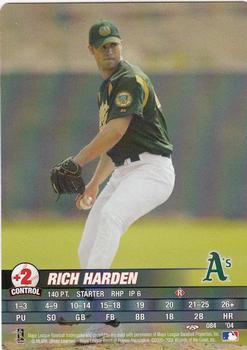 2004 MLB Showdown Trading Deadline #084 Rich Harden Front