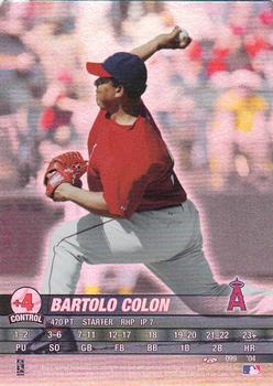 2004 MLB Showdown Trading Deadline #099 Bartolo Colon Front