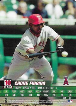 2005 MLB Showdown #004 Chone Figgins Front