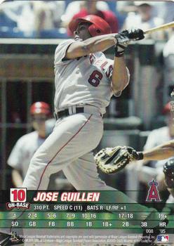 2005 MLB Showdown #008 Jose Guillen Front