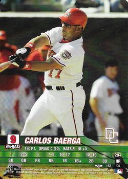 2005 MLB Showdown Trading Deadline #153 Carlos Baerga Front