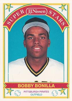 1989 J.J. Nissen Super Stars #15 Bobby Bonilla Front