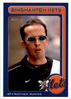 2011 Choice Binghamton Mets #27 Matt Hunter Front