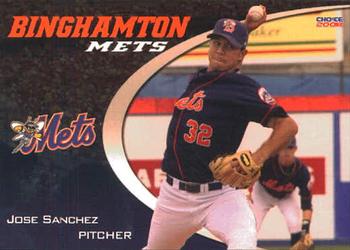2008 Choice Binghamton Mets #24 Jose Sanchez Front