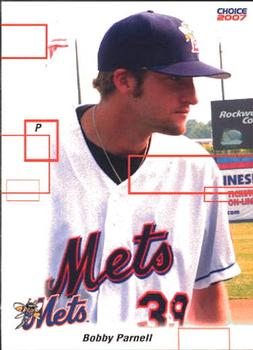 2007 Choice Binghamton Mets #16 Bobby Parnell Front